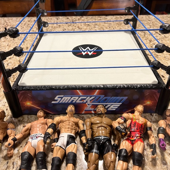 WWE Figures and Ring - Picture 4 of 11